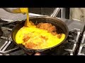 Japanese Street Food - KATSUDON Pork EGG OMELETTE Rice Japan