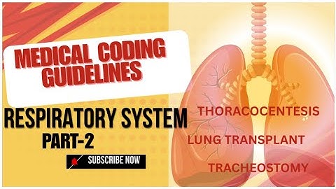 CPT -Respiratory system guidelines-  part 2