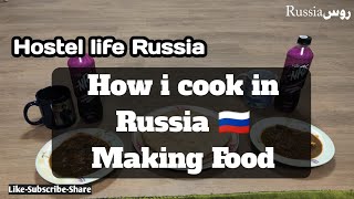 Hostel Life Russia #yekaterinburg #russia #makingfood #hostel @travelwithab8