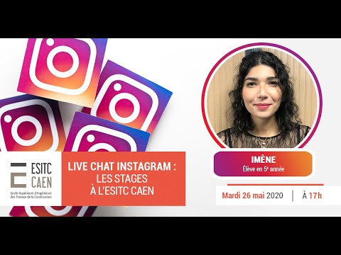 ESITC CAEN | Live chat Instagram 21 | Les stages