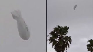 Strong winds carry Border Patrol surveillance blimp 600 miles across Texas