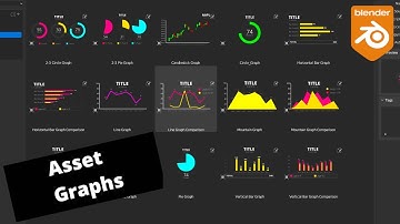 Asset Browser Graphs in Blender! [Node Charts - September 2023 Update Trailer]
