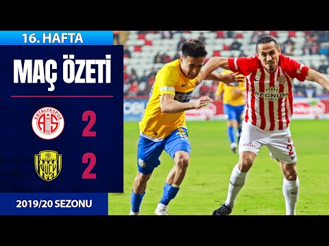ÖZET: Antalyaspor 2-2 MKE Ankaragücü | 16. Hafta - 2019/20