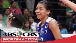 Uaap 76 women's volleyball finals game 4 highlights: dlsu vs admu -
march 15, 2014 watch the highlights between lady spikers and e...