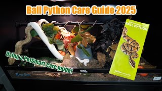 Ball Python Care Guide: Using A PetSmart Care Guide As Reference