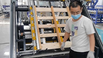 Wood Pallet Nailing Assembly Machine Pallet Production Line High Speed Stringer Type