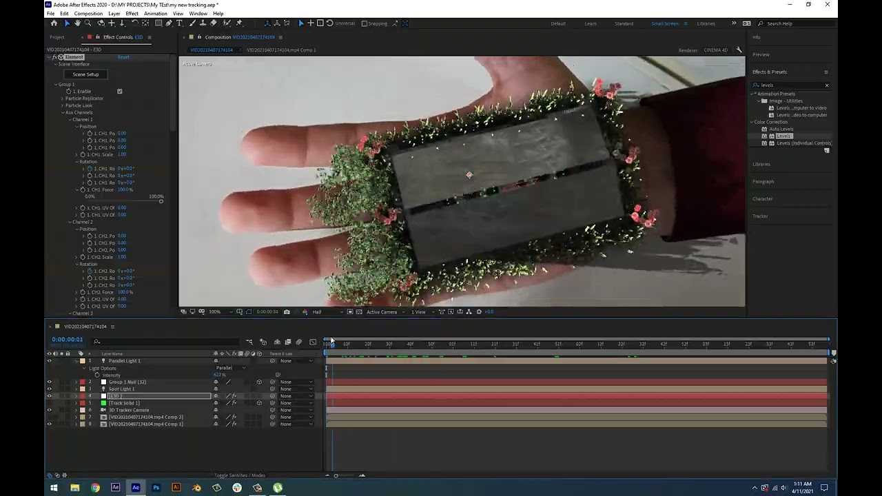 Hand VFX Compositing