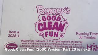Good, Clean Fun! (2000 Version) Part 20 Is Next! Than Screener is Here!
