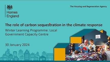 The role of carbon sequestration in the climate response  - Winter Learning Programme 2024
