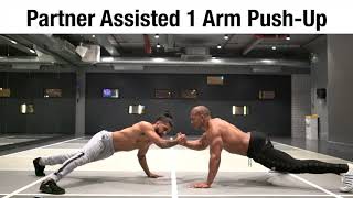 Explosive Push Up variations with a partner