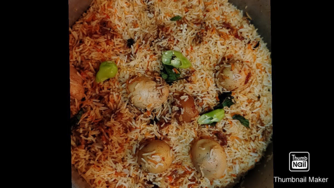 Egg biryani recipe|| egg dum biryani recipe || food ...