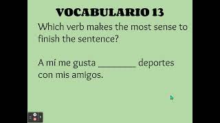 SP - Unit 5 Test Review