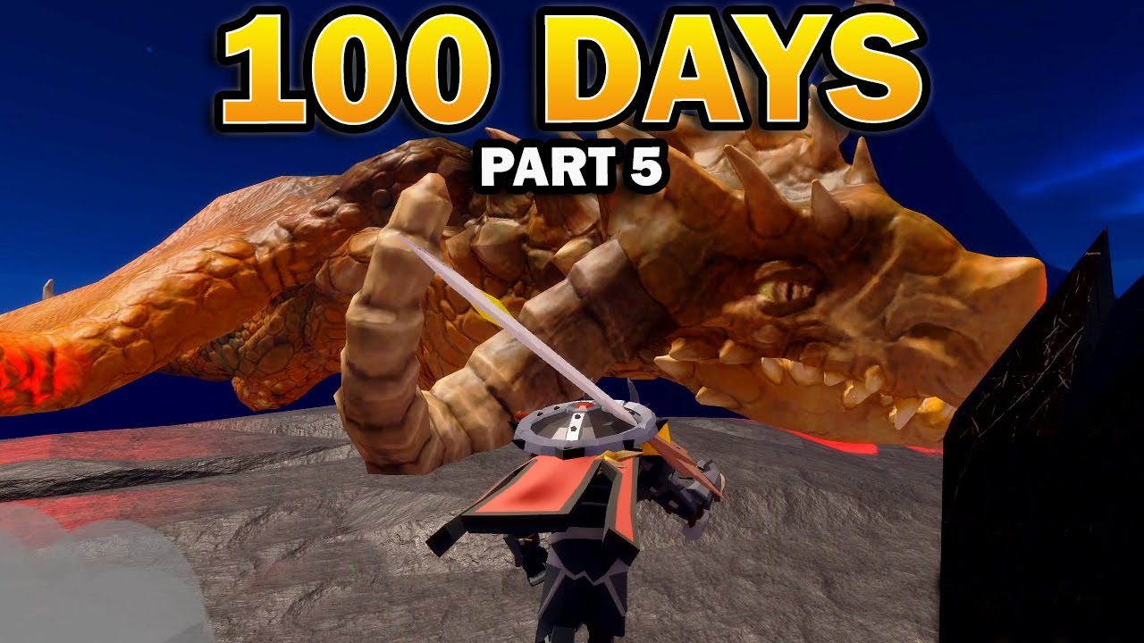 I Spent 100 Days in Dragon Blade on Roblox Part 5