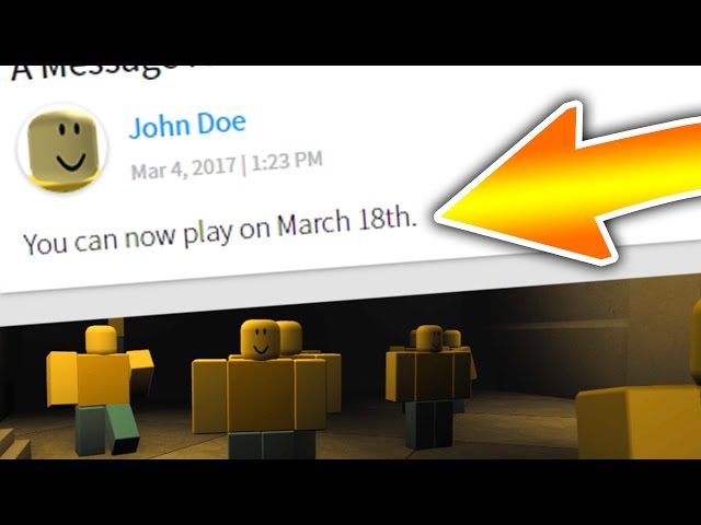 Happy John Doe Day! March 18th! (ROBLOX) 