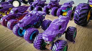 Purple Paint Monster Truck Party For Kids | Zombie Bone Shaker screenshot 4