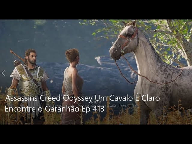 Usamos um cavalo com esqueleto humano em Assassin's Creed e nem