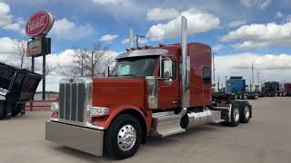 2025 Peterbilt 589 in Golden Amber paint!  Keith Couch 9706913877, couchk@rushenterprises.com