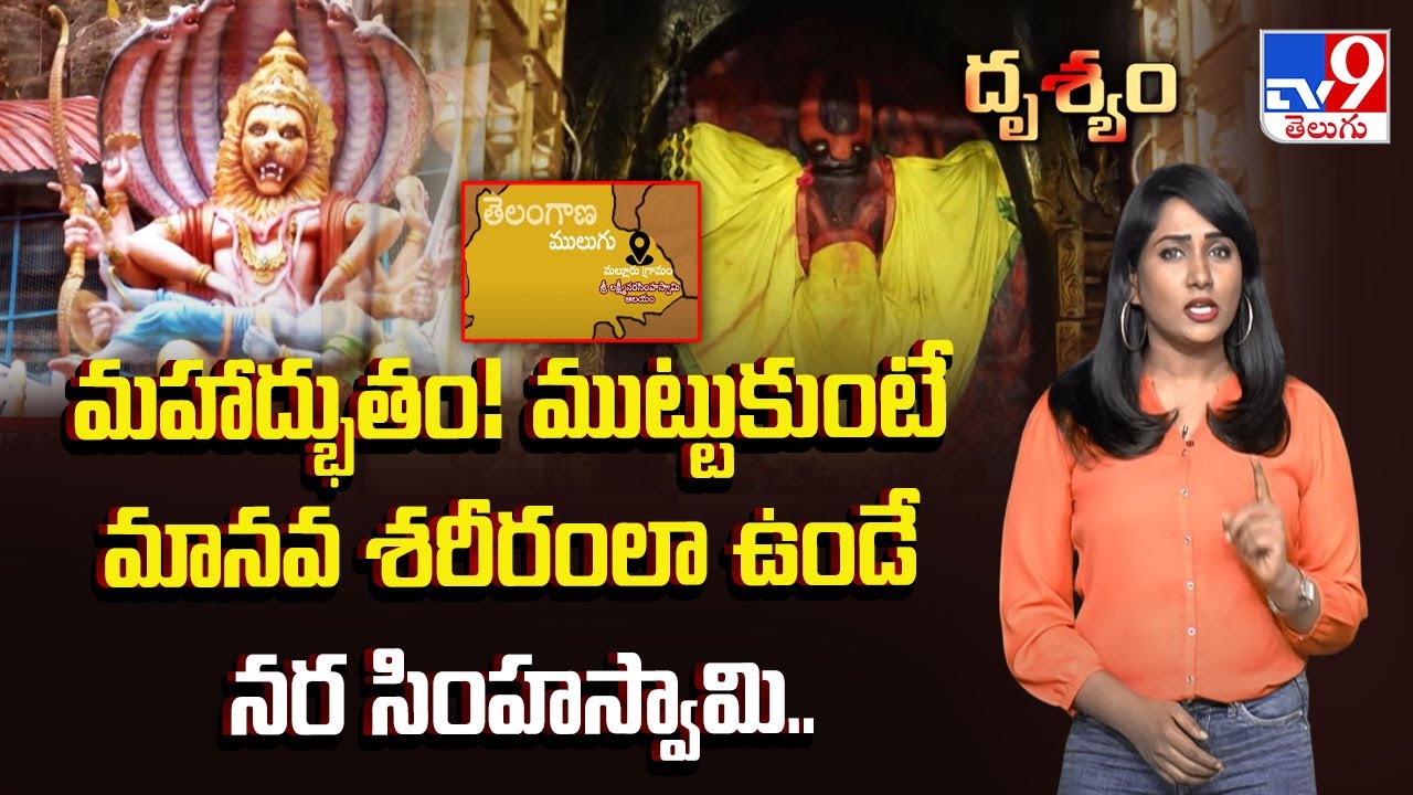 Drishyam : మహాద్భుతం! ముట్టుకుంటే మానవ శరీరంలా ఉండే నర సింహస్వామి.. - TV9