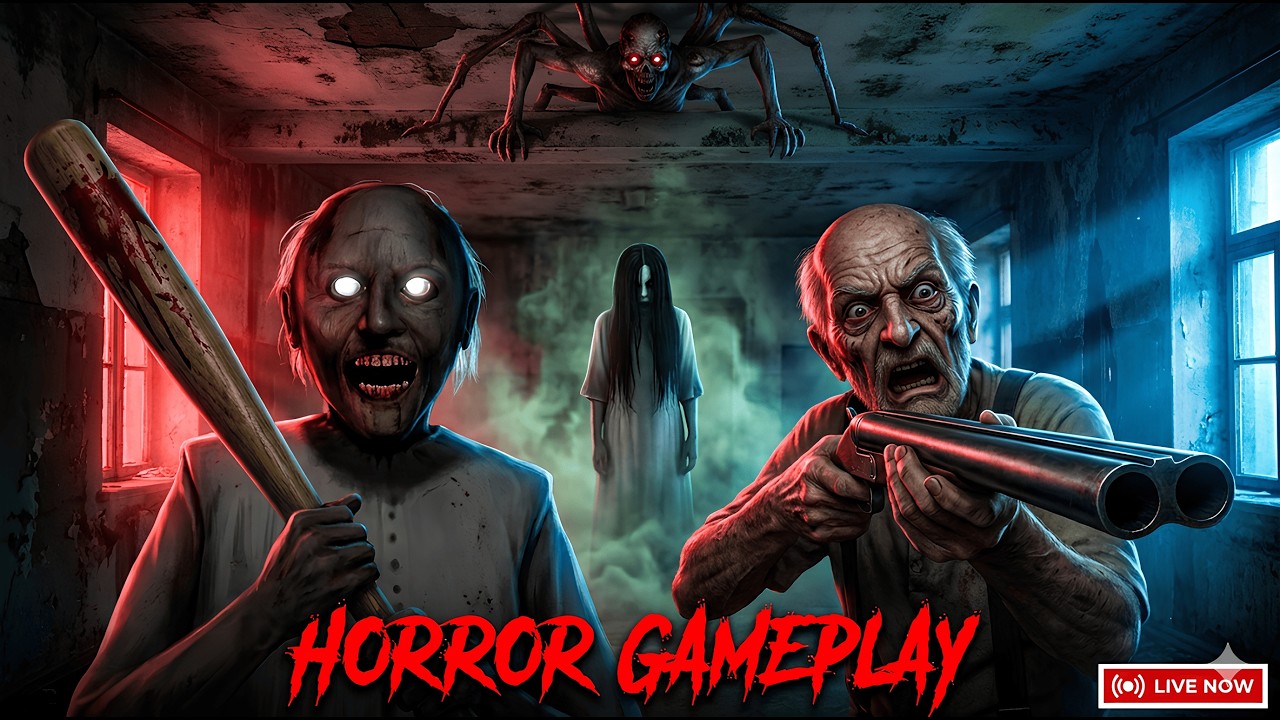 Granny is Live || Granny Horror Gameplay || Granny Grandpa👉☠️ #shortsfeed #granny #shorts
