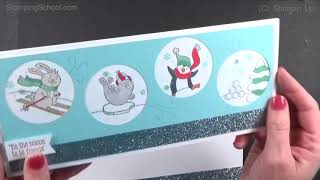 Freezin' Fun: Slimline Card and Envelope
