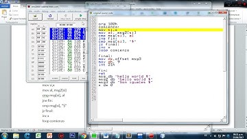 Cadenas en ensamblador