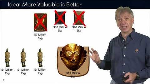 Discrete Optimization || 04 Knapsack 2   greedy algorithms 7 10