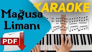 Mağusa Limanı (Piyano Cover - Karaoke - Nota)