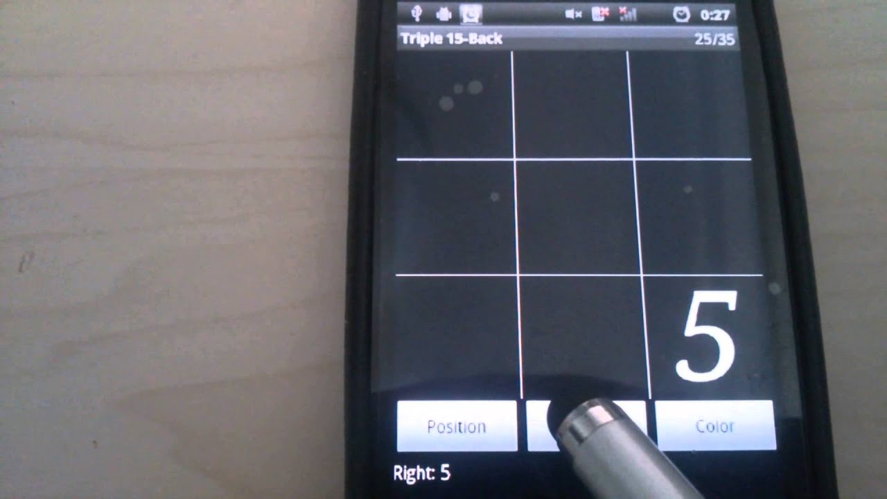 My n-back record,　Triple 15-back, intensive　IQ training