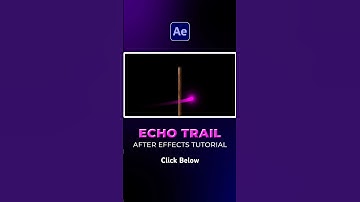 Echo Trail Animation | After Effects Tutorial