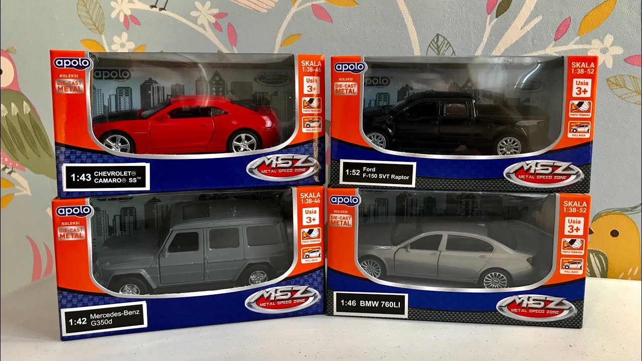 Unboxing and Review Apolo MSZ Die Cast Car Toys