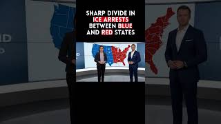 ICE Arrests Stark Divide Between Red and Blue States Exposed #shorts
