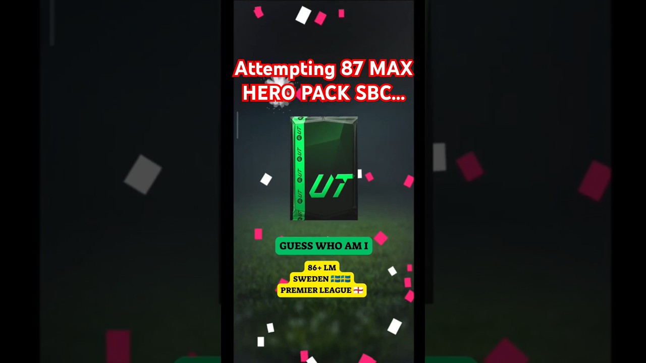 Attempting The 87 MAX Hero Pack SBC...🙏🏽😱🔥 