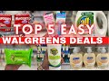 WALGREENS COUPONING! TOP 5 EASY DEALS THIS WEEK! ALL DIGITAL COUPONS!