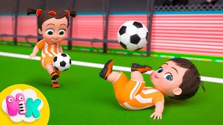 Τραγούδι του ποδοσφαίρου ⚽🥅 Όλοι στο γήπεδο | μπαλα παιδικα | HeyKids στα ελληνικά