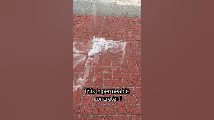 Thirsty concrete ! Permiable paving system #concrete #homeimprovement