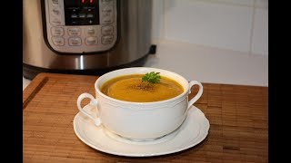 Instant Pot Pressure Cooker Butternut Squash soup