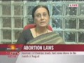 Ms sudha tewari talking on abortion laws with healthwise ndtv24x7 on 15 sept 05