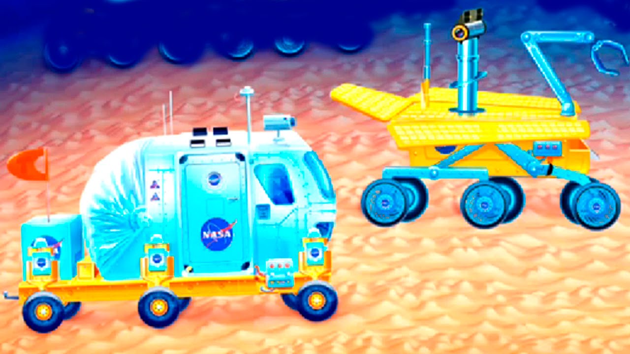 Включи станцию для детей. Космические машинки для детей. Лунная машина для детей. Игра про машинку и космос.