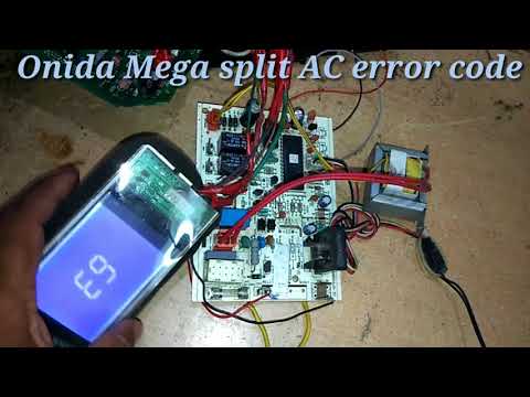 Onida Ac errors codes E9,E7,E6,E5