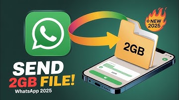 How to Send Large Video on WhatsApp | Send Any Big File Upto 2GB from WhatsApp 2025