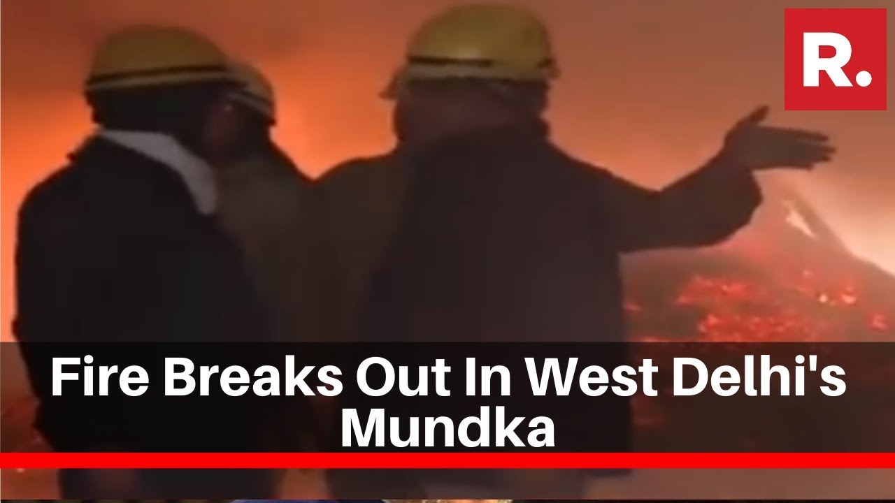 Delhi: Fire Breaks Out In West Delhi's Mundka, 20 Tenders Rushed To Spot