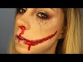 HALLOWEEN | МОЙ ПЕРВЫЙ ГРИМ | ИСКУССТВЕННАЯ КРОВЬ