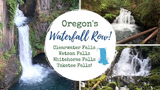 Oregon's Waterfall Row!  A Visit to Clearwater, Watson, Whitehorse & Toketee Falls!