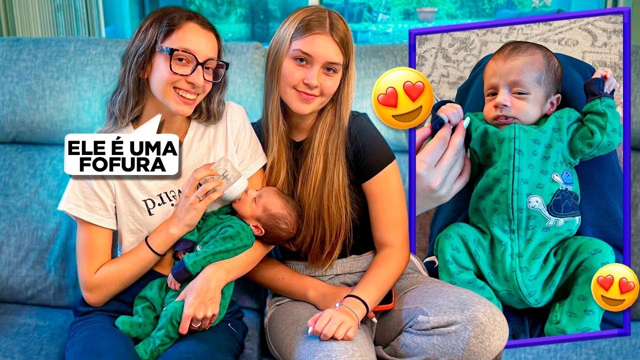 VISITAMOS UM BEBÊ MUITO FOFO NOS EUA