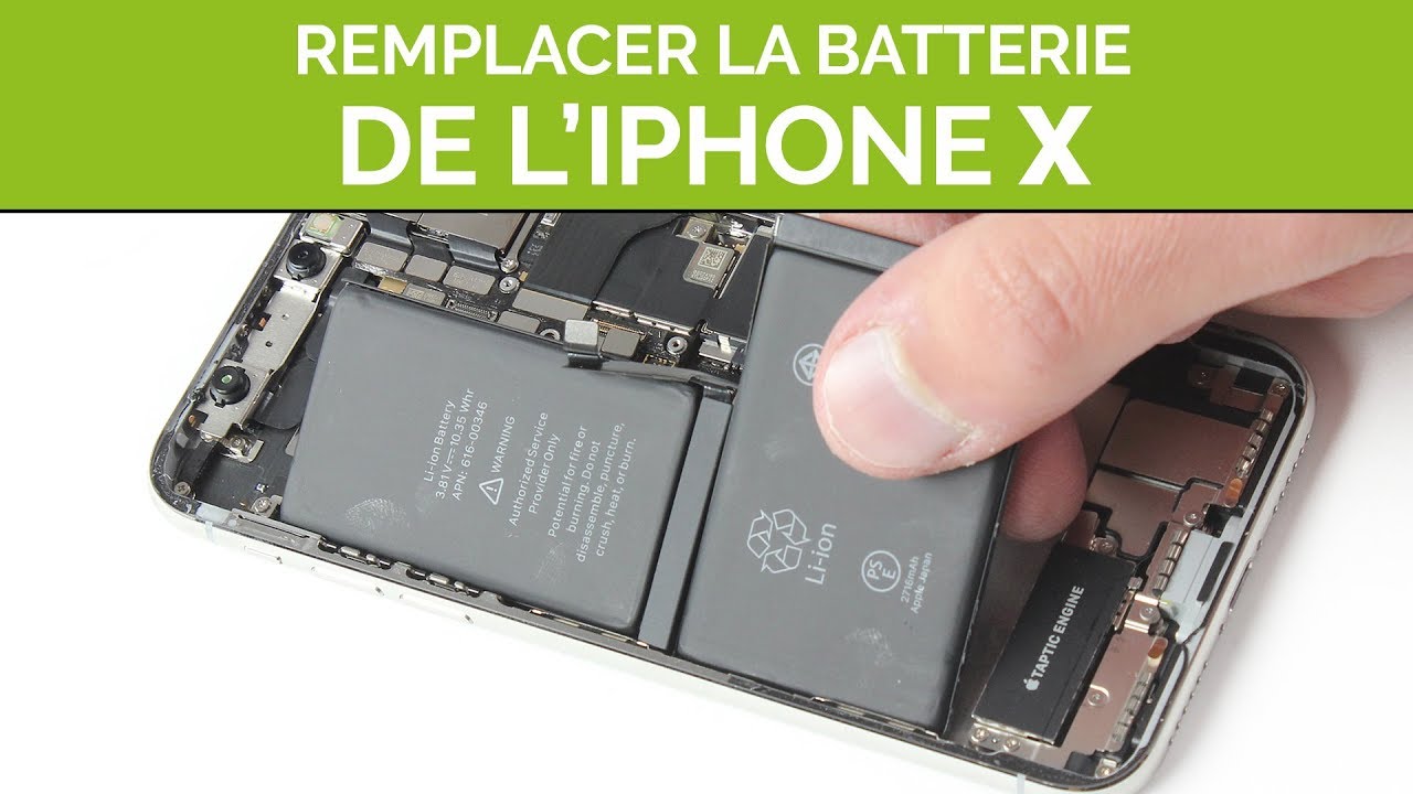 Batterie d'un iPhone X : un changement assez facile à faire - Le blog de  Bricophone - Actualités, astuces et conseils sur la réparation de votre  iPhone ou Smartphone