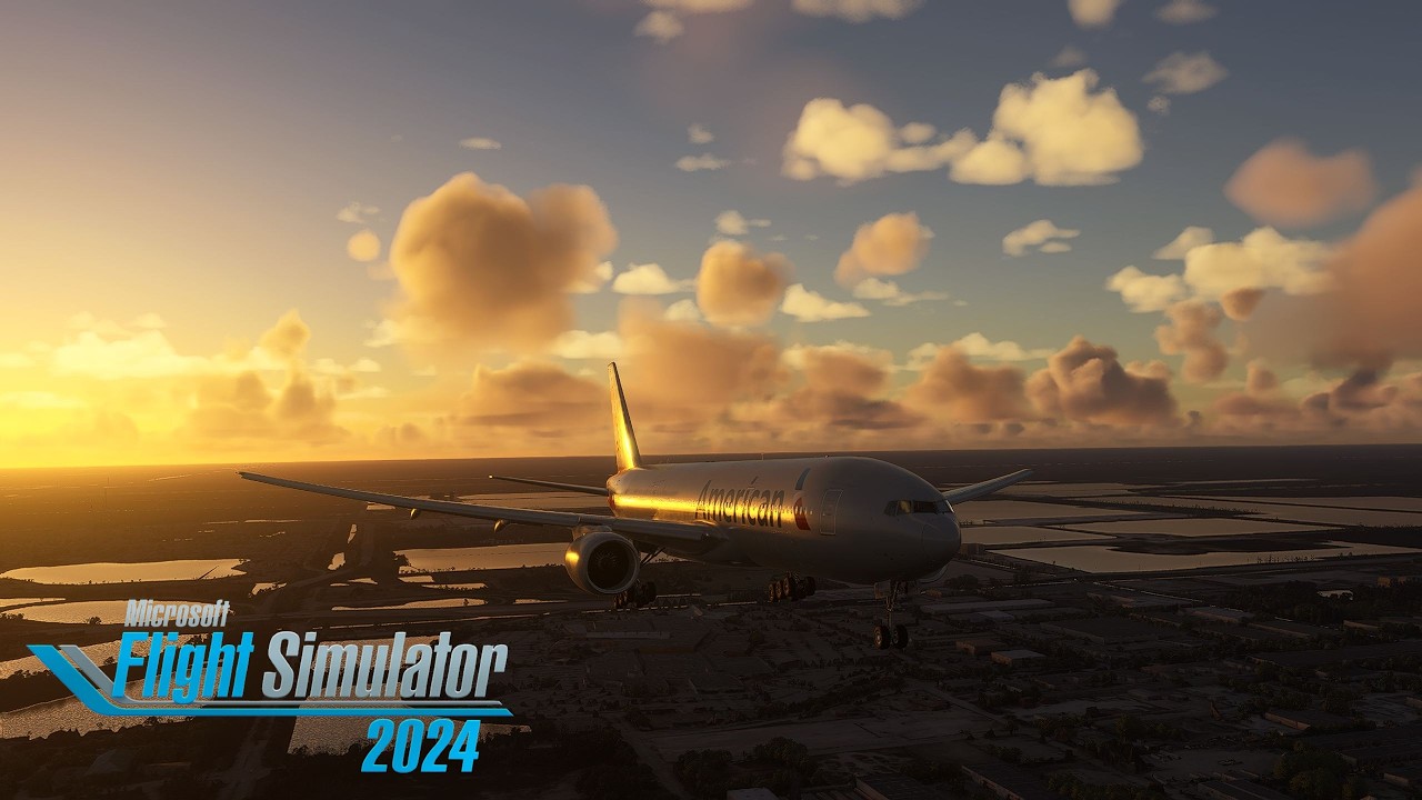 Flight simulator 24 PMDG B777-200ER Dallas - Miami | American Airlines Full Flight | USA | MSFS2024