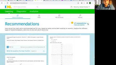 How to find recommendations on IXL