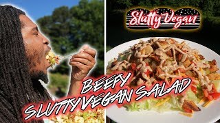 HOW TO MAKE A SLUTTY VEGAN BURGER SALAD | Father's Day Recipes