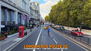 Journey through London: Bus Route 22, Upperdeck bus ride from Putney to Oxford Street