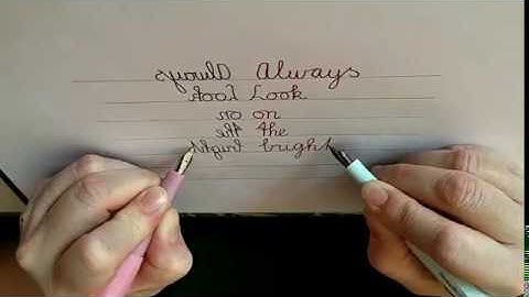 #Ambidextrous writing with both hands #simultaneously! #stopmotionvideo